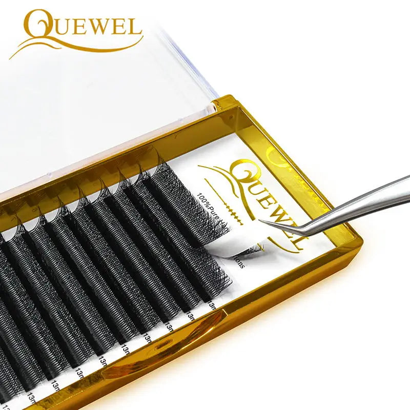 Quewel 5D/6D/8D W lashes 0.07 W Shape Eyelash Extensions 8-14 C/D Curl Natural Soft High Quality Idividual Professional Lashes