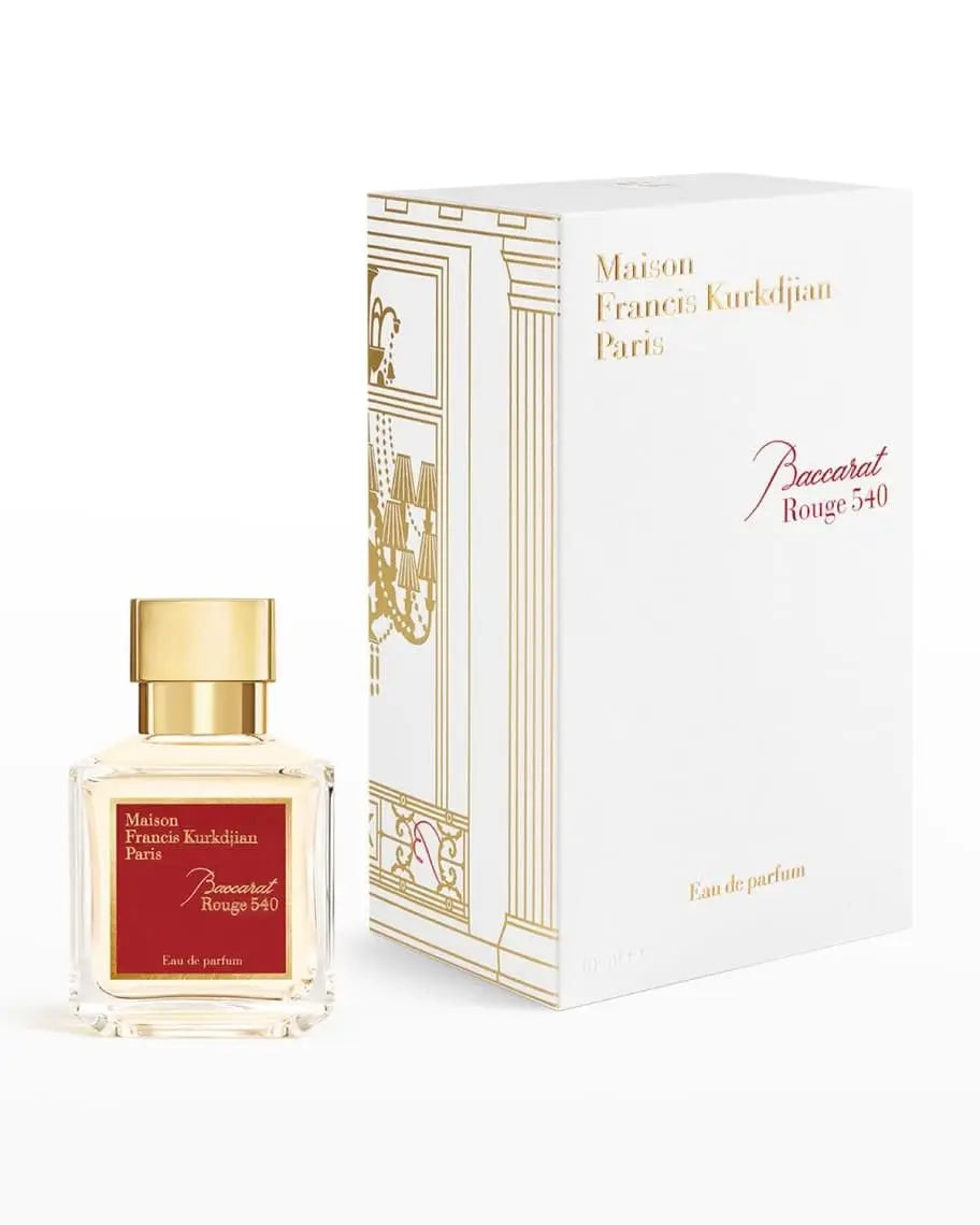 Maison Francis Kurkdjian Baccarat Rouge 540 and 540 Extrait Eau De Parfum 2.4 oz Long-Lasting, Luxurious Arabian Fragrances — Recommended Valentine's Day Gifts