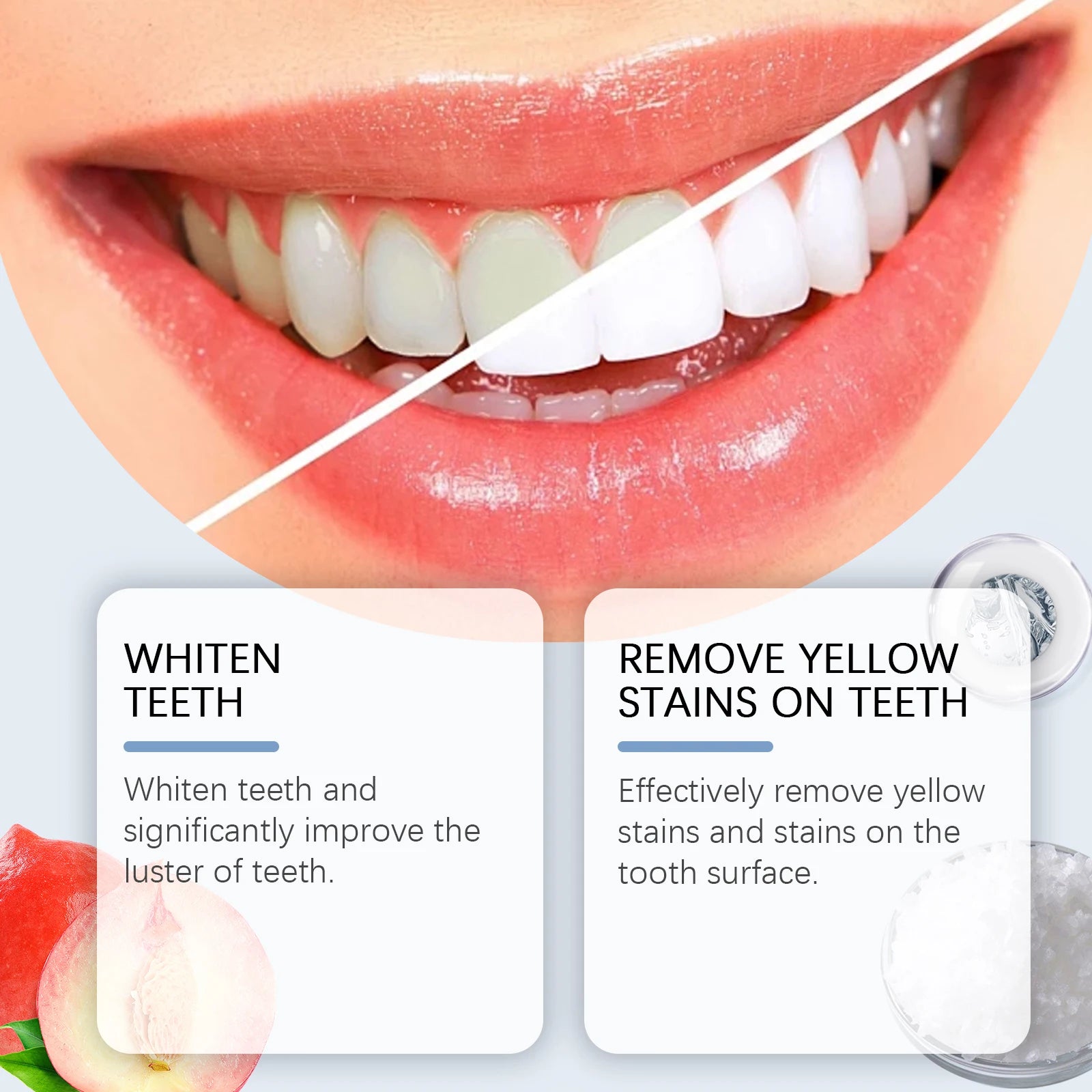 Oralhoe 100g Niacinamide Whitening Toothpaste Brighten Teeth Clean Teeth Stain Mouth Fresh Breath Oral Hygiene Bleach Toothpaste