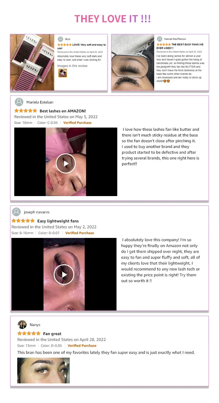 Veyes Inc Easy Fanning Eyelash Extensions Veyelash PBT Silk Russian Volume Lashes Fast Bloom Austomatic Flowering Natural Makeup