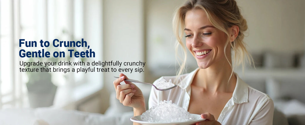 Nugget ice Maker countertop, Soft Pebble Ice Machine 40lbs/Day Small Chewable Pellet ice, Stainless Steel Quiet Mini Chewy Ice Maker Self Cleaning, Ice Ready in 6 Mins for Home Kitchen Office