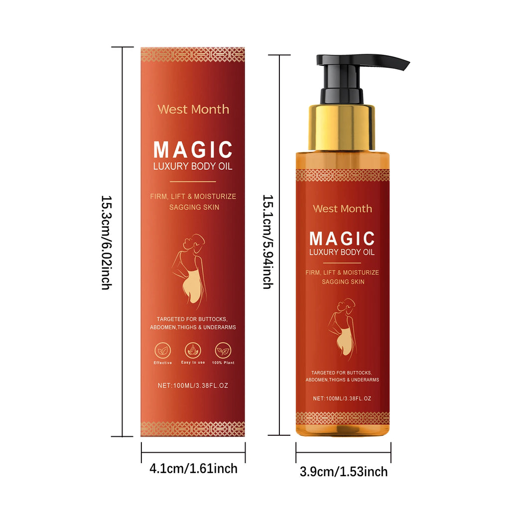 Natural Body Firming Oil Tightening Skin Enhance Skin Elasticity Deeply Nourishing Improve Smoothness Body Skin Care Oil