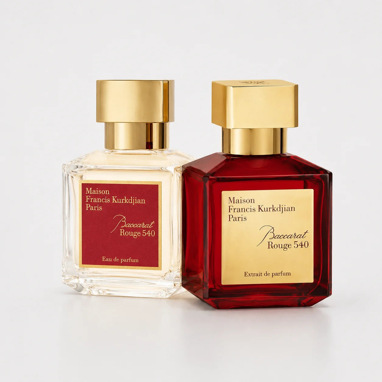Maison Francis Kurkdjian Baccarat Rouge 540 and 540 Extrait Eau De Parfum 2.4 oz Long-Lasting, Luxurious Arabian Fragrances — Recommended Valentine's Day Gifts