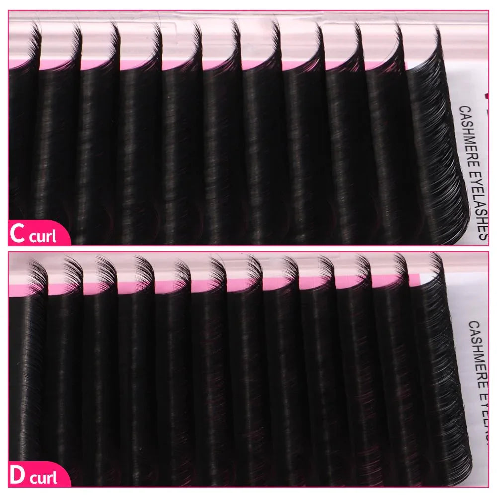 VEYESINC Cashmere Lashes Eyelash Extensions Faux Mink Lashes 8-20mm Professionals Classic Soft Natural Lash Bulk Wholesale
