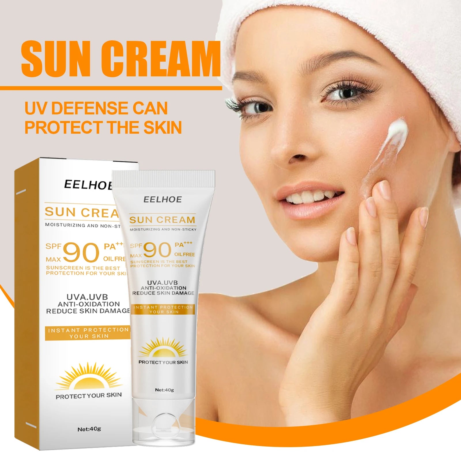 Isolation Protective Cream Physical Uv Defense Reduce Skin Sunburn Sweatproof Not Fake White Summer Refresh Moisturizing Cream