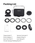 Ulanzi RT02 Universal Teleprompter Prompter DSLR Camera Smartphone Tablet Laptop Teleprompter Live Streaming Video Recording