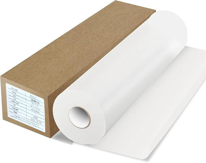 DTF Transfer Film 33cmx100m/13inx328ft Hot Peel Transfer Film Printing Double Side Matt for A3 A4 Desktop DTF Printer
