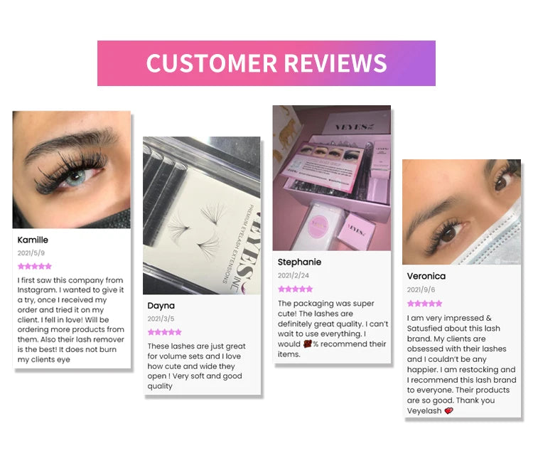 Veyes Inc Easy Fanning Eyelash Extensions Veyelash PBT Silk Russian Volume Lashes Fast Bloom Austomatic Flowering Natural Makeup