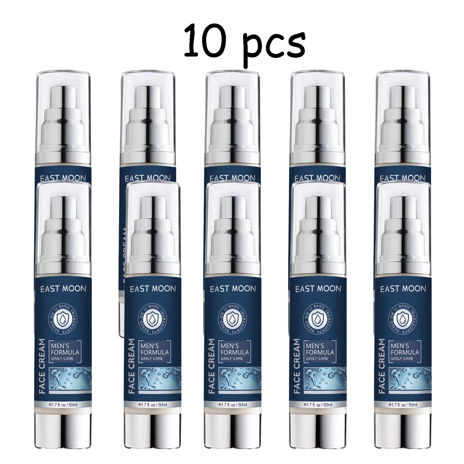 50ml 6 in 1 Men Face Cream Moisturizing Anti-aging Fade Fine Lines Reduce Dark Circles Smoothing Non-greasy Face Cream for Men