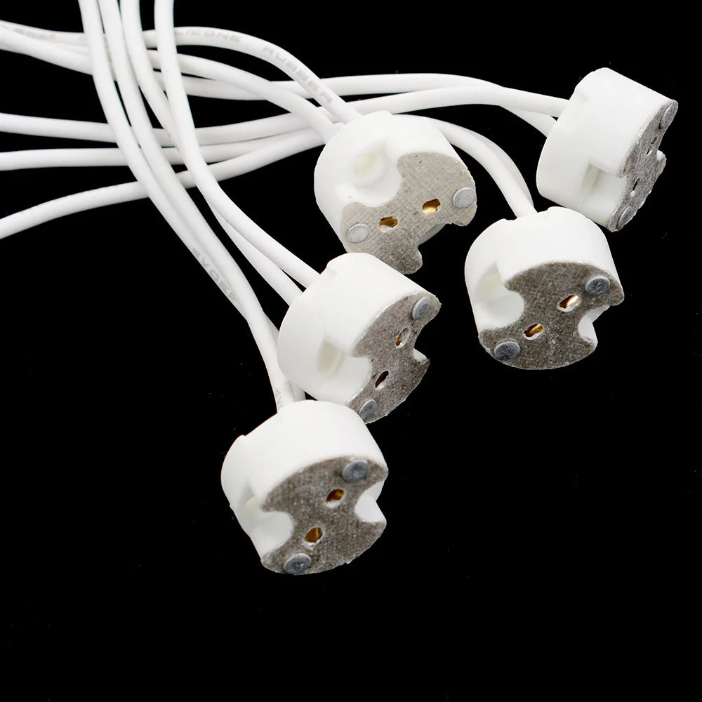 1/3/5pcs MR11 MR16 GU5.3 G4 Wire Connector Halogen LED Bulbs Holder Base Socket Screw Cap Socket Lamp Base Цоколь Лампы