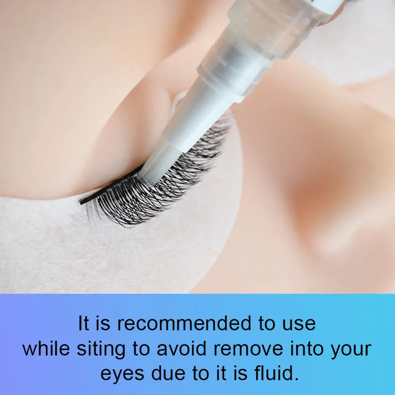 NAGARAKU Remover Pen with Brush 5ml 10ml Mild Fast Removing Handy Sanitary Injecting for Eyelash Extension Makeup Tools