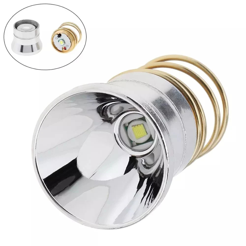 3V-8.4V LED Flashlight Bulb Replacement Reflector Super Energy Saving Bulb 1/5 Mode Fit for Surefire 6P C2 D2 G2 Z2 / 501B 502B