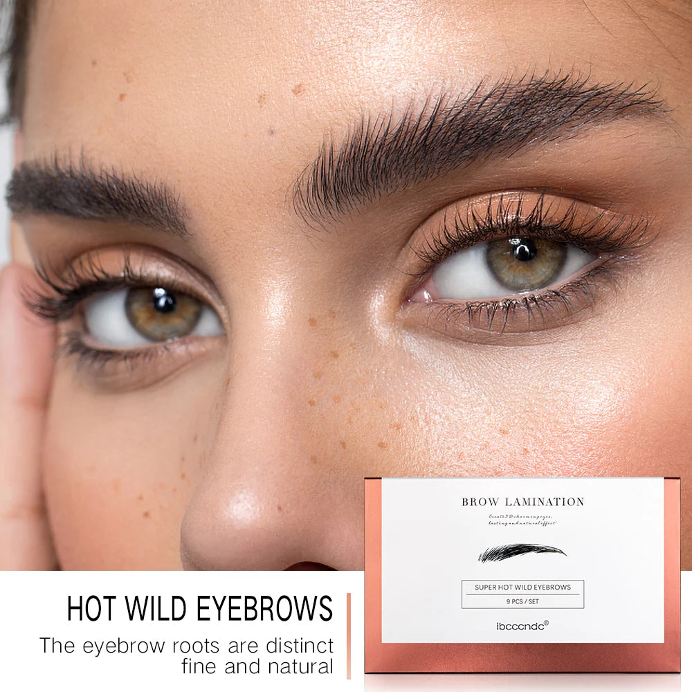 New Eyebrow Perm Kit Semi-Permanent Brow Lamination Brows Lifting Perming Setting Cream Tools Set Salon Home Use
