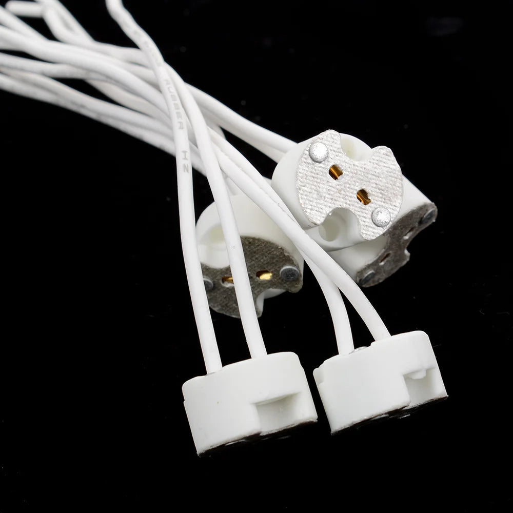1/3/5pcs MR11 MR16 GU5.3 G4 Wire Connector Halogen LED Bulbs Holder Base Socket Screw Cap Socket Lamp Base Цоколь Лампы