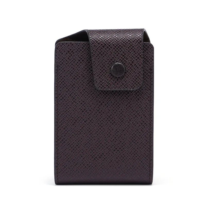Multifunctional Card Sleeve Men's and Women's Genuine Leather Case Business ID Credit Card Wallet Holder  Pocket Organizer