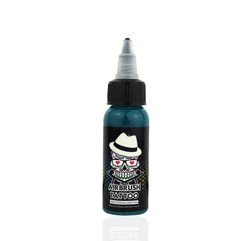OPHIR Common Airbrush Temporary Tattoo Ink 30 ML/Bottle Body Painting Tattoo Ink Pigment White Color_TA053