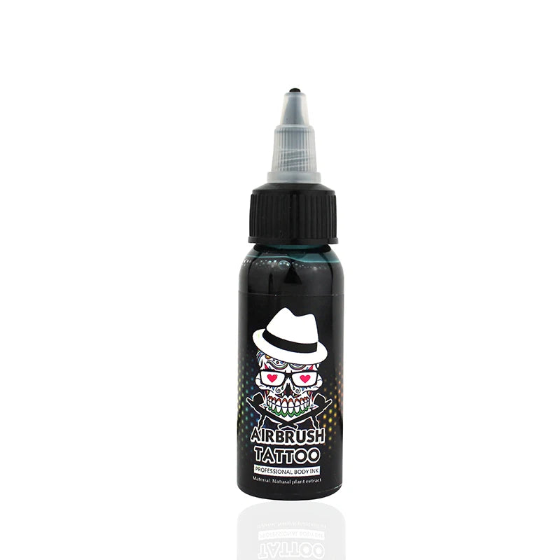 OPHIR Common Airbrush Temporary Tattoo Ink 30 ML/Bottle Body Painting Tattoo Ink Pigment White Color_TA053