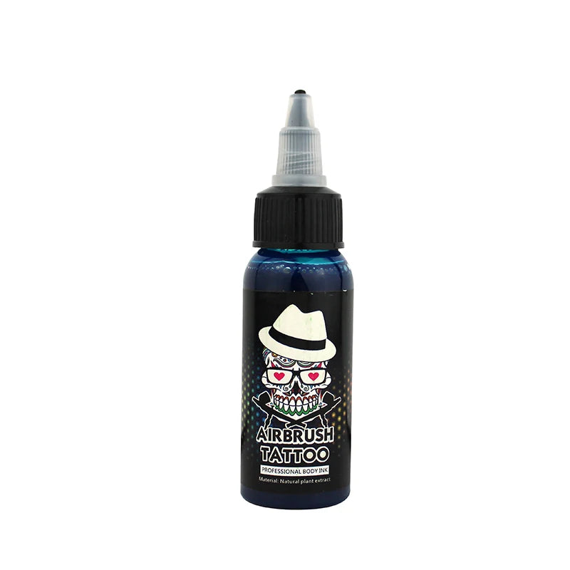 OPHIR Common Airbrush Temporary Tattoo Ink 30 ML/Bottle Body Painting Tattoo Ink Pigment White Color_TA053