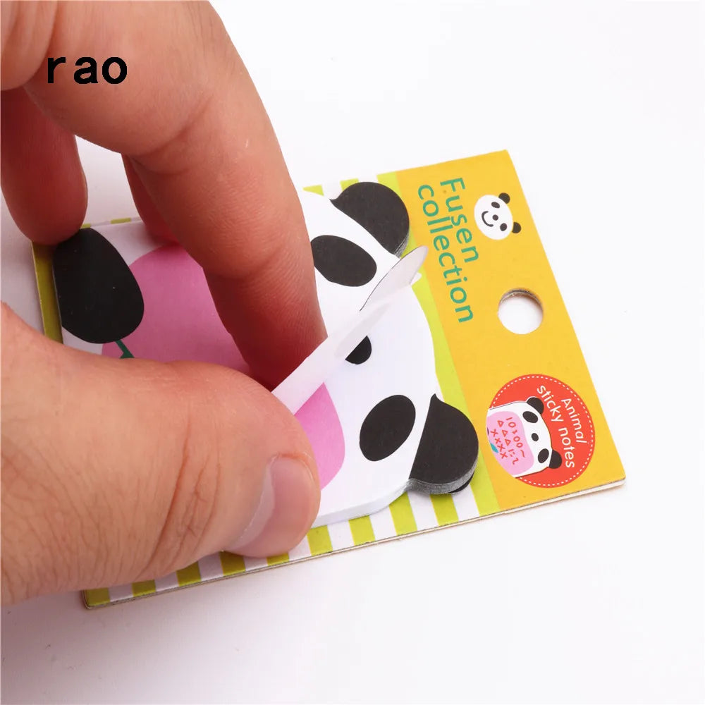 Charming 070 Animal Series Memo Pad Sticky Notes Bookmark Point It Sticker Paper office School Supplies Writing Pads Notebooks