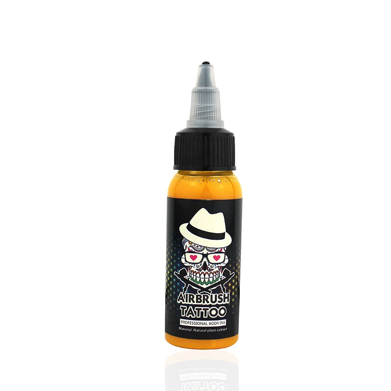 OPHIR Common Airbrush Temporary Tattoo Ink 30 ML/Bottle Body Painting Tattoo Ink Pigment White Color_TA053