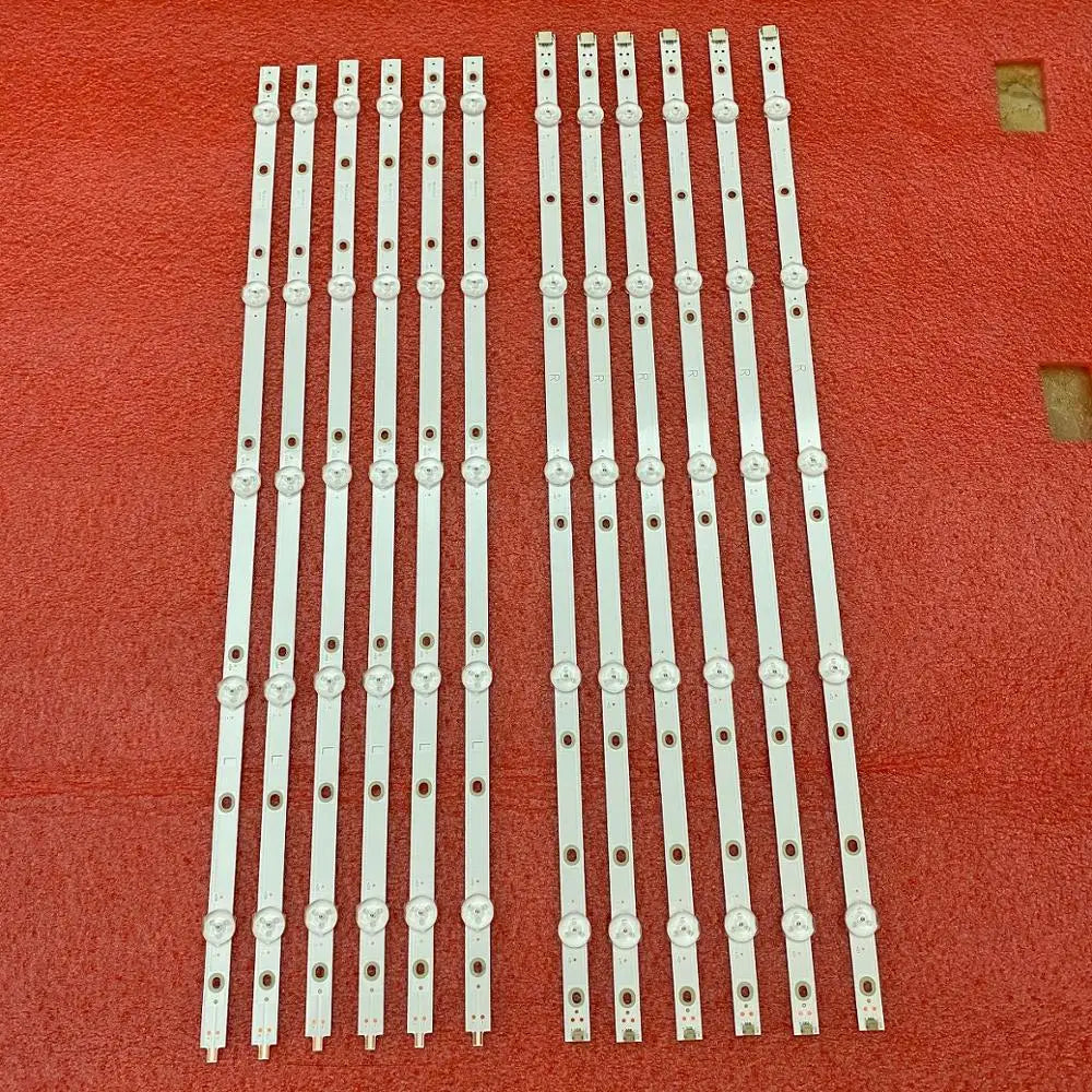 New 12 PCS LED Backlight Strip for 55PUS7503 55PUS6162 55PUS6262 55PUS6753 55PUS7303 55PUS6703 LB55073 V1_02 55PUS6412 55PUS6503
