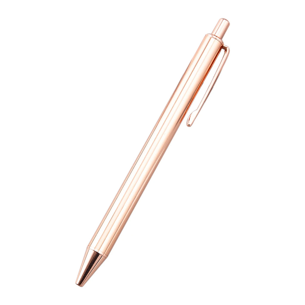 1-3 pcs Lytwtw's Roller Ballpoint Pen Luxury Cute Wedding Rose Gold Metal Stationery School Office Supply High Quality Spinning