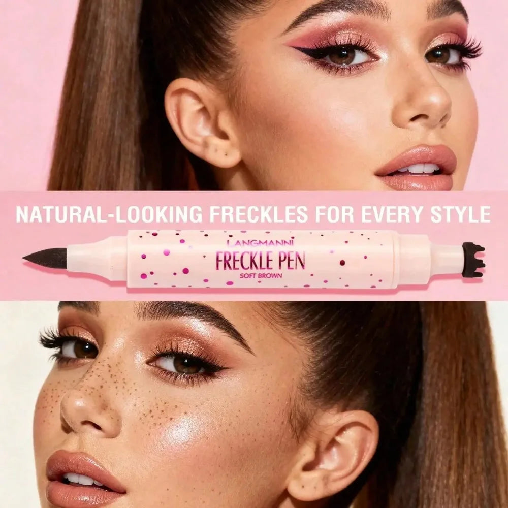 1PC Natural Fake Freckles Pen Waterproof Face Brown Eyeliner Dot Spot Pen Makeup Waterproof Dot Spot Pen Pretend Makeup Tool