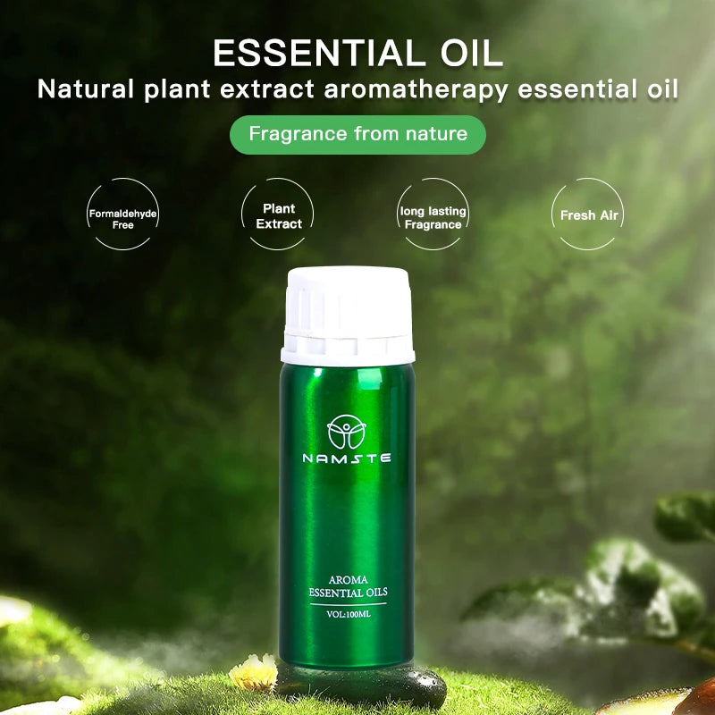 NAMSTE 100ML Perfume Hotel Essential Oil Home Air Freshener Pure Plant Essential Oil Hotel Room Fragrance Diffuser Air Purifier