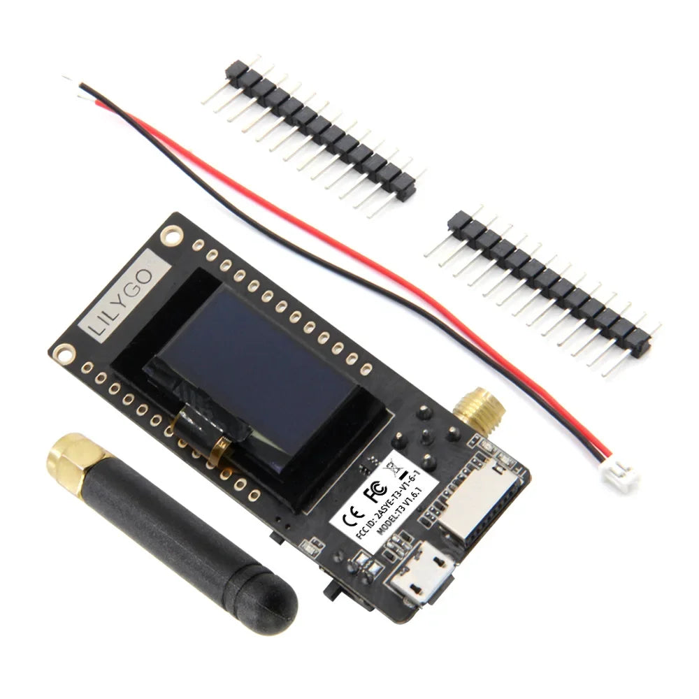 LILYGO® TTGO LoRa32 V2.1_1.6 Version 433/868/915Mhz ESP32 LoRa OLED 0.96 Inch SD Card Bluetooth WIFI Wireless Module ESP-32 SMA