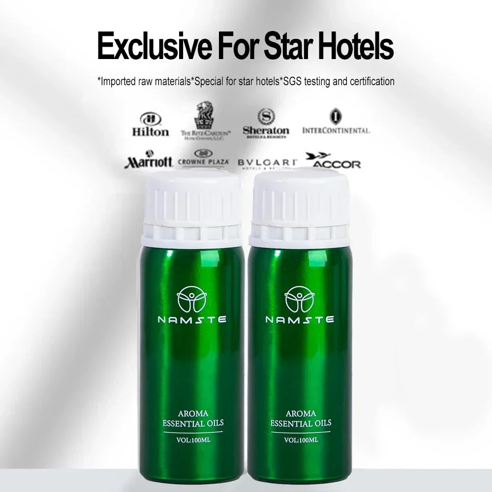 NAMSTE 100ML Perfume Hotel Essential Oil Home Air Freshener Pure Plant Essential Oil Hotel Room Fragrance Diffuser Air Purifier