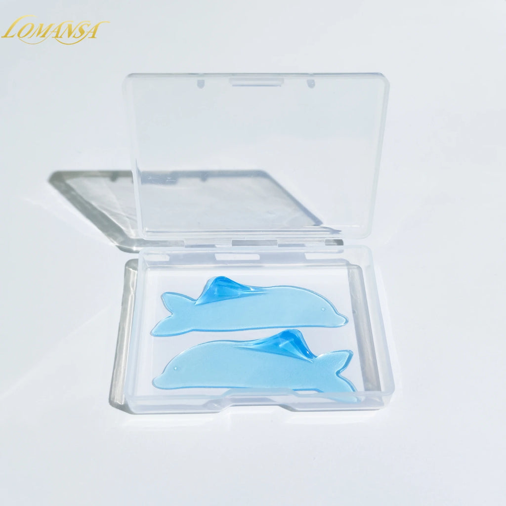 Lomansa Korean Lash Lift Patches Eyelash Lifting Pads Self-Adhesive and Ultra Thin for Step 1 of Perm Use as an Eye Patches Tool