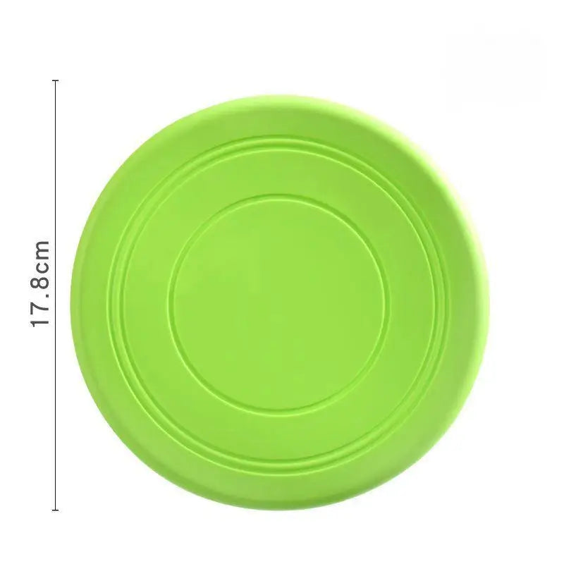 1pcs Funny Silicone Flying Saucer Dog Cat Toy Dog Game Flying Discs Resistant Chew Puppy Training Interactive Pet Supplies