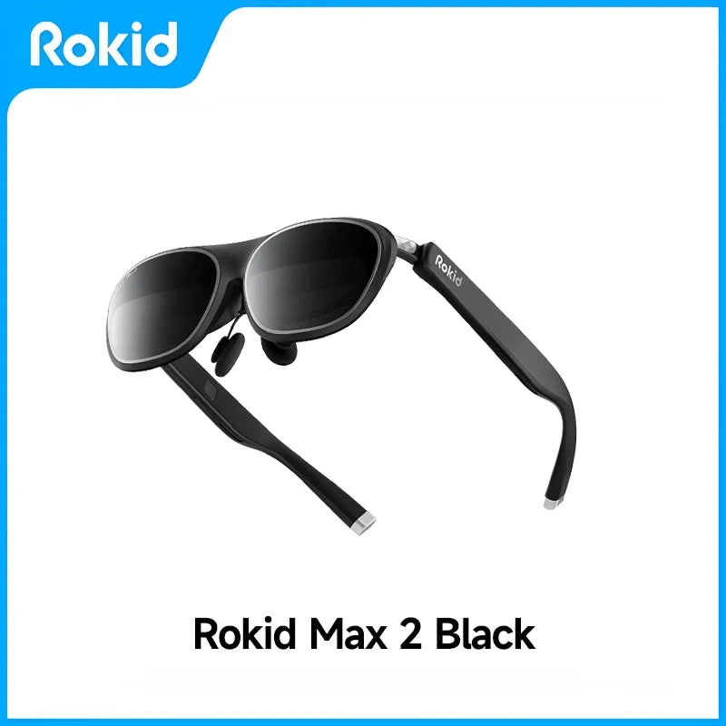 Rokid Max 2 Spatial AR Lite 300" Spatial Multi Screen 1920X1200 50°FoV Home Game Viewing Realtime Trans