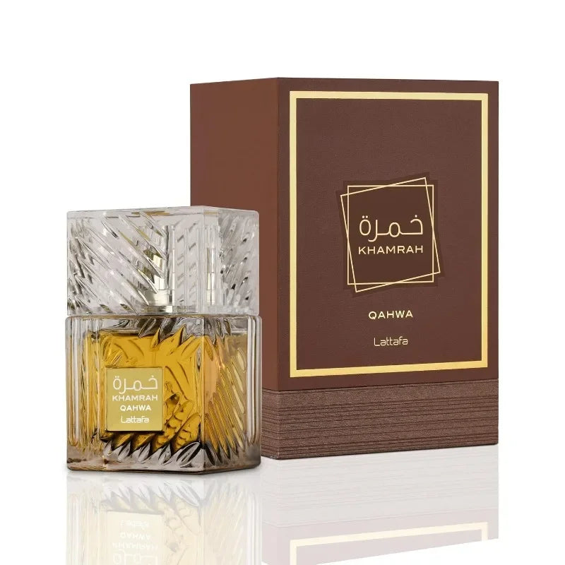 100ml Lattafa Khamrah Series Eau de Parfum Homme Spray Original Arab Perfumes Lasting Oriental Spicy Perfume Men's Cologne Gift