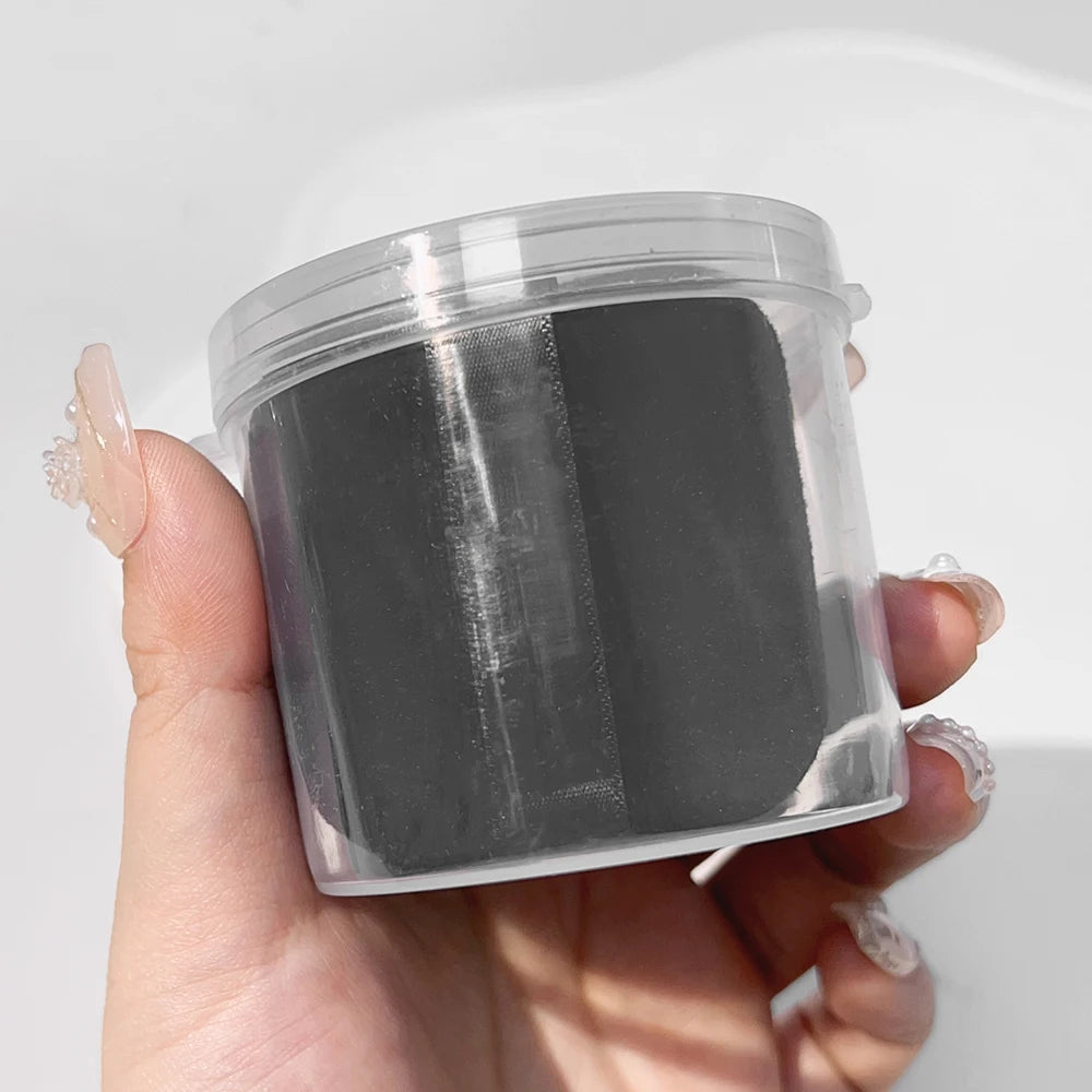 1/20pcs Black Velvet Cosmetic Puff with Box Loose Setting Powder Puffs BB Cream Foundation Powder Pad Beauty Makeup Tools