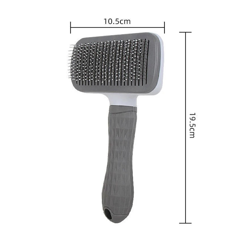 Pet Dog Brush Cat Comb Self Cleaning Pet Hair Remover Brush For Dogs Cats Grooming Tools Pets Dematting Comb Dogs Accessories