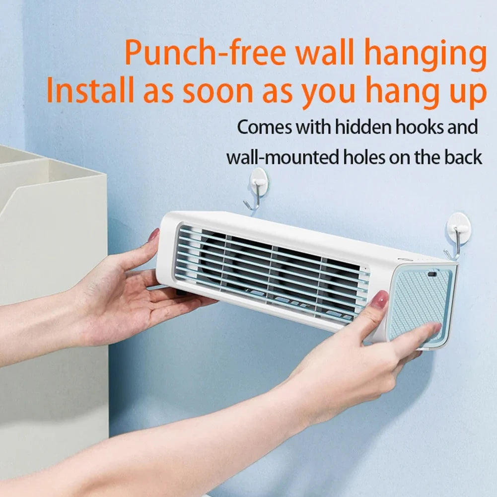 Leafless  Fan 3 Mode Silent Cooling Fan Multi-Purpose Bladeless Air Cooler Fan for Bedroom Living Rooom Bathroom