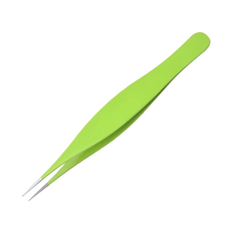 New Super Pointed Acne Clip Acne Needle Grafting Eyelash Clip Blackhead Clip Fake Eyelash Tweezers Feauty Tool  Lash Tweezers