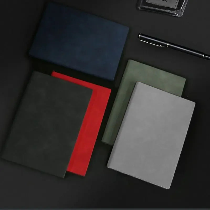 A5 A6 Sheepin Notebook Leather Office Journal Diary Notepad Stationery Student Class Lined NoteBook 160 Pages/240 Pages