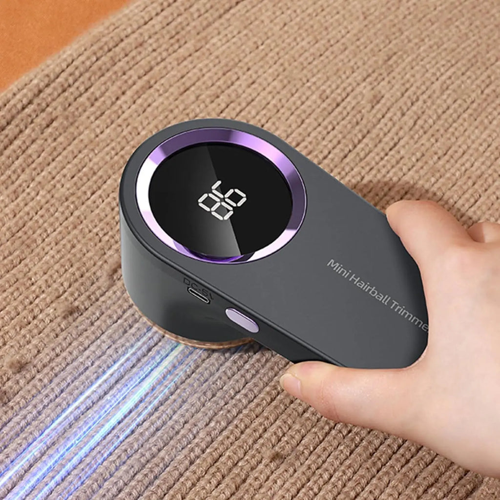 Aesthetic Mini Hairball Trimmer for Women, Cute Egg Shape Electric Lint Remover, Small Portable Battery Operated Sweater Shaver