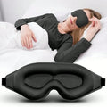 3D Cooling Sleep Eye Mask For Men Women Pressure Free Full Light Block Out Eye Shade With Adjustable Strap Portable Travel Sleeping Accessory