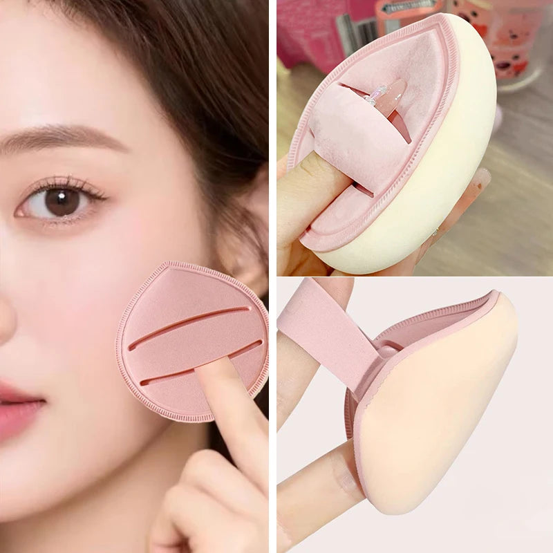 Super Thick Cotton Makeup Puff Soft Waterdrop Cosmetic Puff Air Cushion Wet Dry Dual Use Concealer Foundation Makeup Sponge Tool