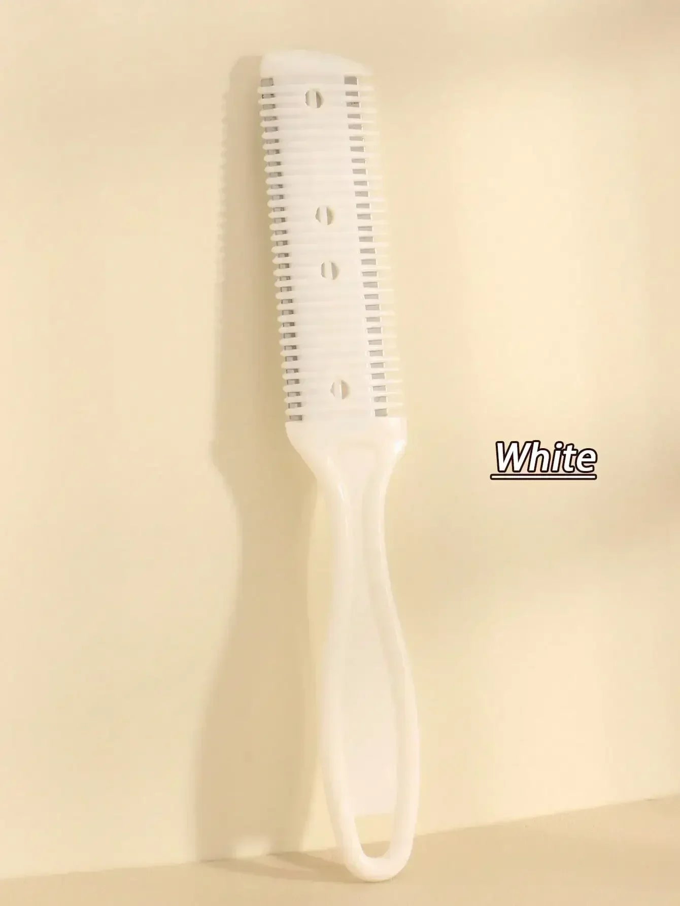 Double-Sided Double Blade Barber Comb, 1pc Thinning Razor Comb, Thinning Comb, Slim Hair Trimming Comb, With Thin