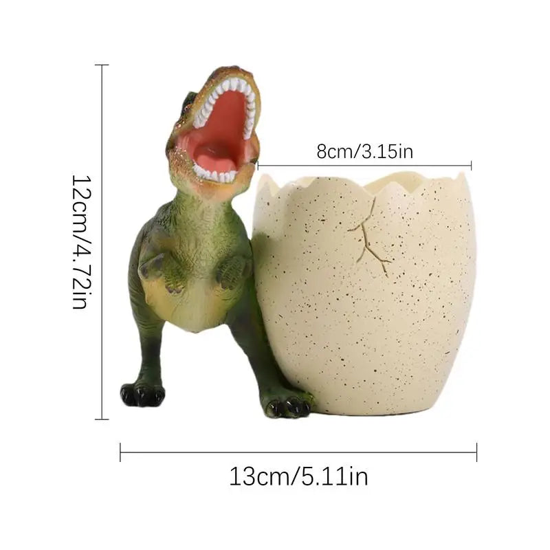 Dinosaur Egg Pencil Holder Cute Fashion Desk Organizers Desktop Accessories Storage Organizer Large Capacity Pen Holder For Home