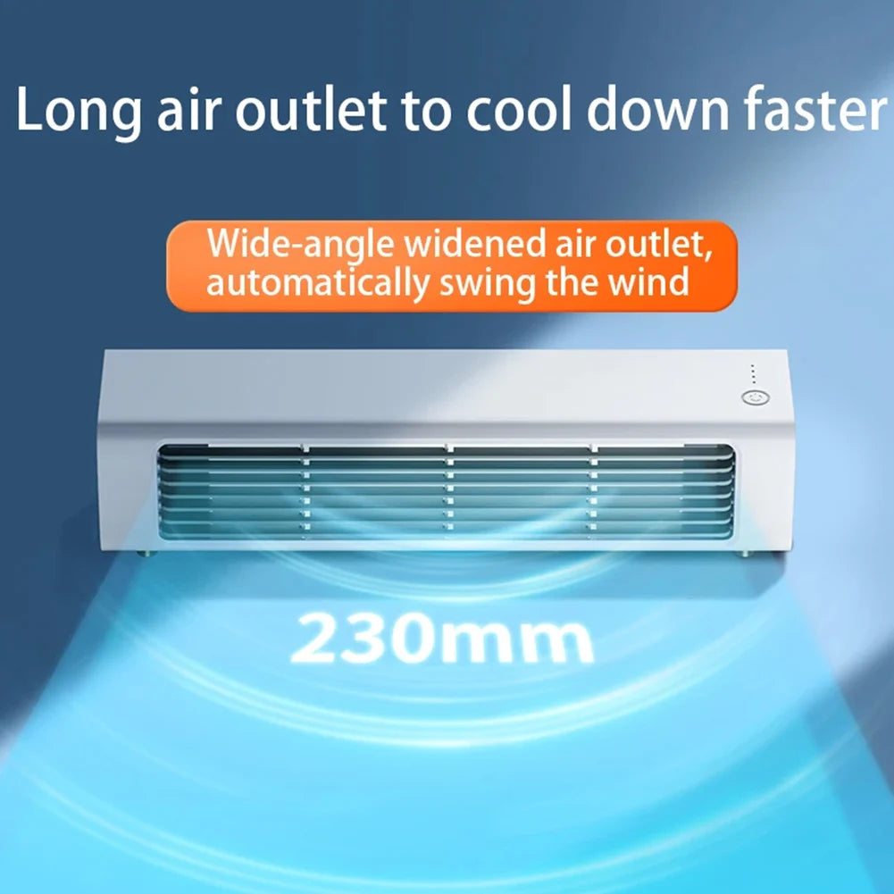 Leafless  Fan 3 Mode Silent Cooling Fan Multi-Purpose Bladeless Air Cooler Fan for Bedroom Living Rooom Bathroom