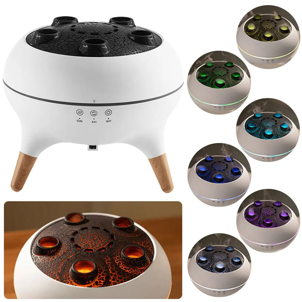Dynamic Jellyfish Essential Oil Diffuser Remote Control Aromatherapy Diffuser with Colorful Night Lights Air Diffuser Humidifier