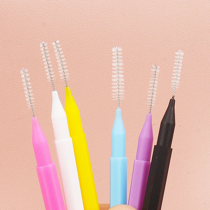 10/20 Pcs Eyebrow Brushes Mini Brow Lifting Brush Disposable Makeup Eyelash Tool Tooth Interdental Brush Lash Extension Supplies
