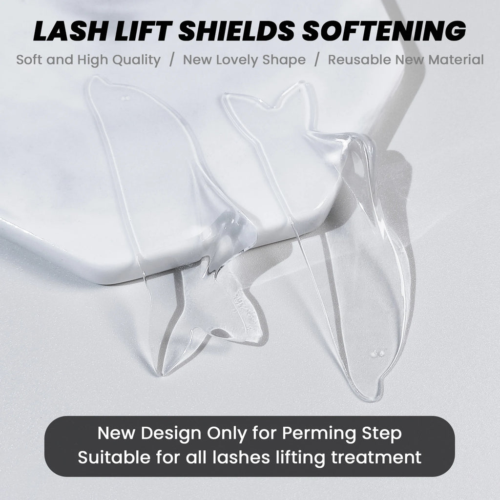 Lomansa Korean Lash Lift Patches Eyelash Lifting Pads Self-Adhesive and Ultra Thin for Step 1 of Perm Use as an Eye Patches Tool