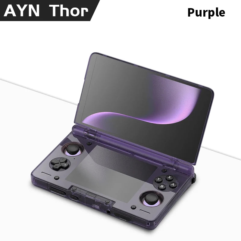 AYN Thor 6'' OLED Dual Screen Gaming Handheld Qualcomm Snapdragon CPU Android13 6000mAh Battery Hall Stick Game Console