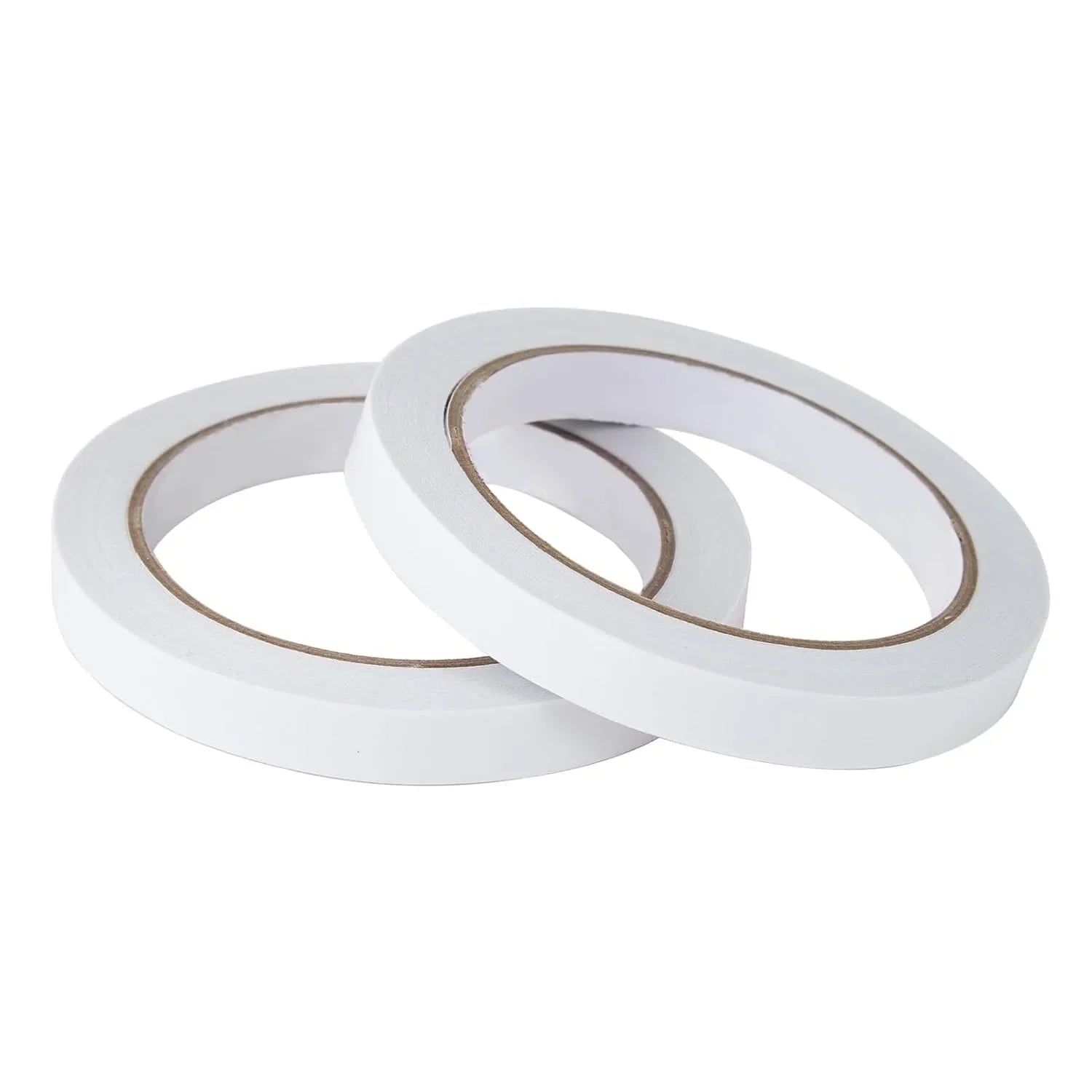 1/4" 2 rolls of double-sided tape, card making, gift wrapping, office, school stationery, household items (width: 6mm)